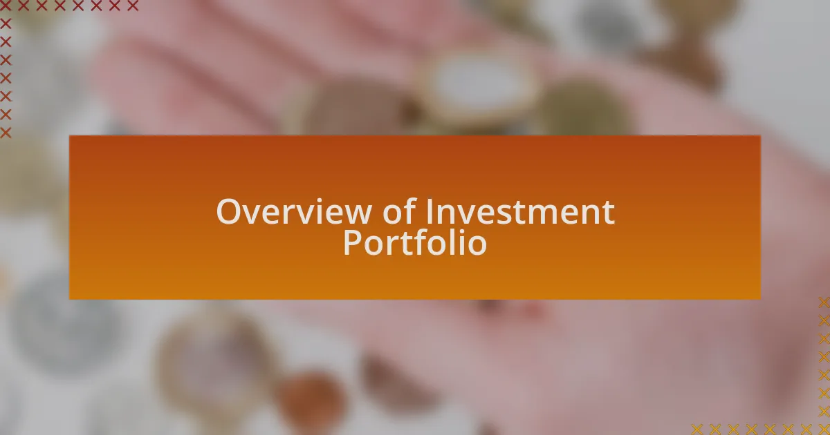 Overview of Investment Portfolio